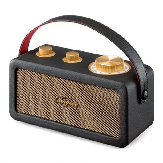 Sangean RA-101 Tragbares Bluetooth-Akkuradio schwarz/gold