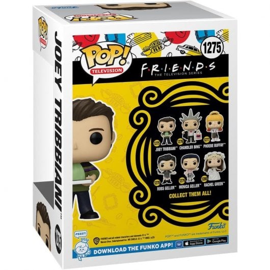 Amigos da televisão Funko Pop Joey Tribbiani