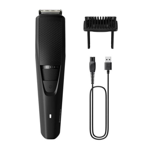 Bartschneider Philips Beardtrimmer Series 3000 BT3234/15 Kabellos 60min Nur Trockenrasur 20 Einstellungen 1 Aufsteckkamm Schnellladung