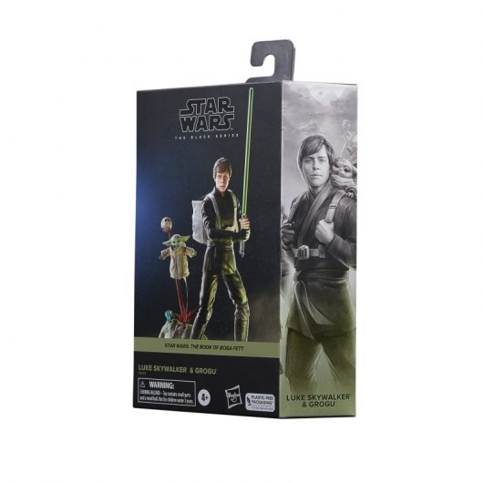 Figura Hasbro - Star Wars The Black Series Luke Skywalker e Grogu