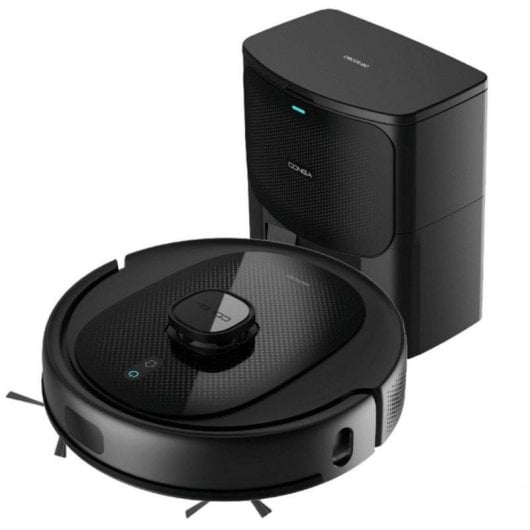 Aspirador Robô com Mopa Cecotec Conga 8290 Immortal Ultra Power Home Genesis Com Esvaziamento Automatico Navegação Laser 7.000Pa