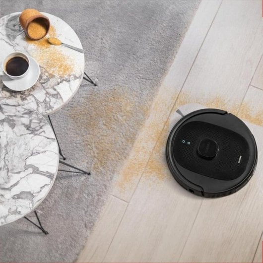 Aspirador Robô com Mopa Cecotec Conga 8290 Immortal Ultra Power Home Genesis Com Esvaziamento Automatico Navegação Laser 7.000Pa