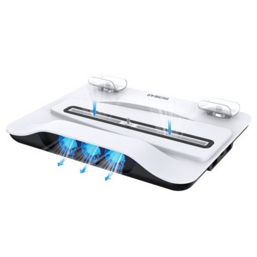 Egogear Stand Vertical com Base de Carga para 2 Comando e Ventilação para PS5