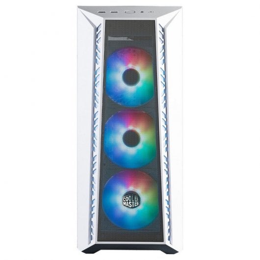 Cooler Master MasterBox MB520 Mesh Midi Tower ARGB Vetro temperato USB-C/3.2 Bianco