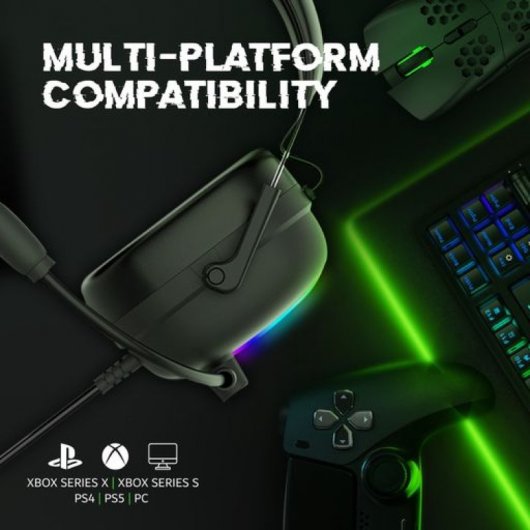 Vertux Warfare Auriculares Gaming 7.1 Cancelación de Ruido Retroalimentación Háptica PC/PS5