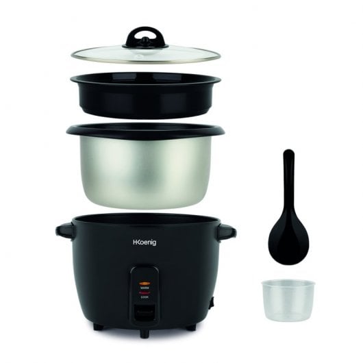 HKoenig ORYZA4 Olla Arrocera Antiadherente 0.8L 350W Negra