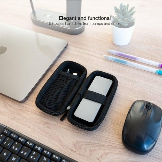 Estuche protector TooQ TQBC-M201B para SSD M.2 externo