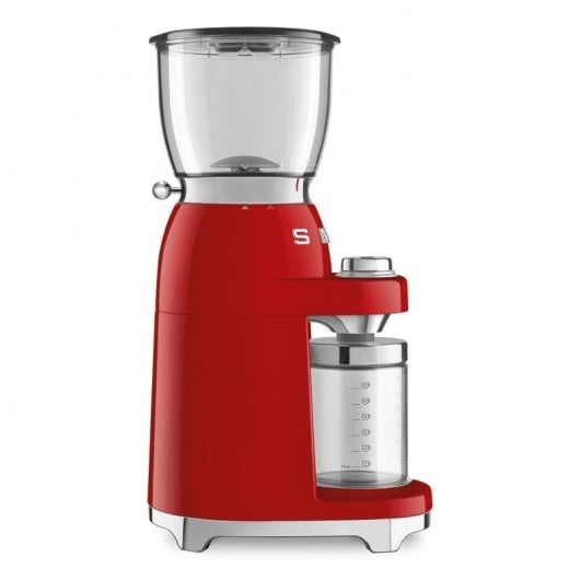SMEG CGF01RDEU Estética 50's Style Molinillo de Café de Acero Inoxidable 150 W Rojo