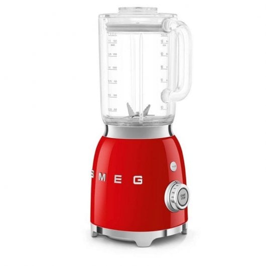 SMEG BLF03RDEU Mixeur esthétique en acier inoxydable style années 50 800 W Rouge