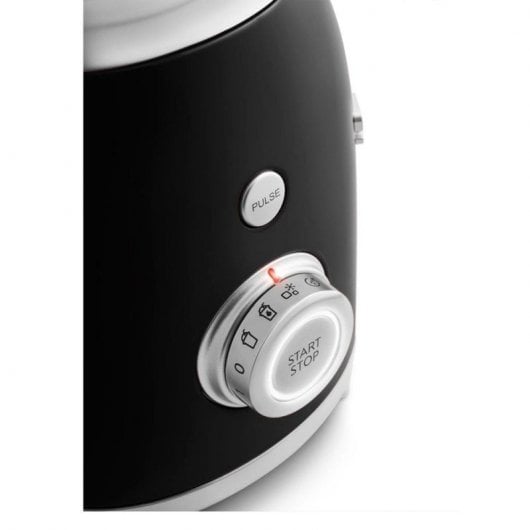 SMEG BLF03BLEU Estética 50's Style Batidora de Acero Inoxidable 800 W Negro