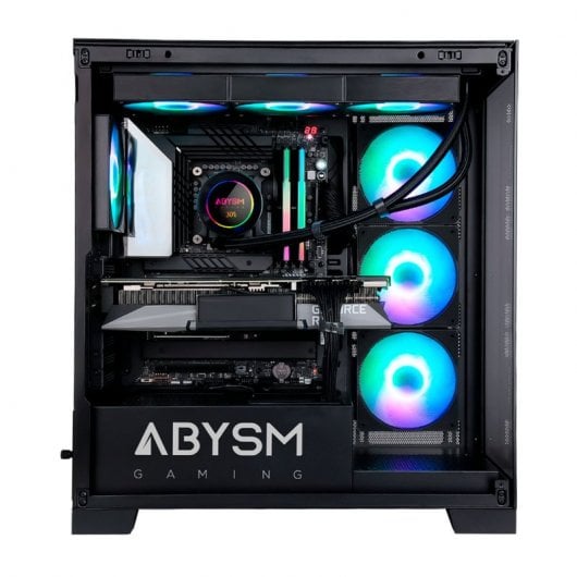 Abysm Gaming Danube Sava H500 Custodia in vetro temperato nero USB 3.0 ARGB Nero