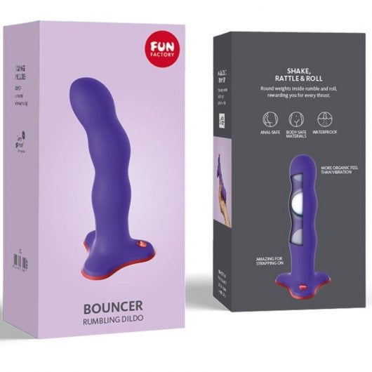 Fun Factory Bouncer Dildo Recargable Morado