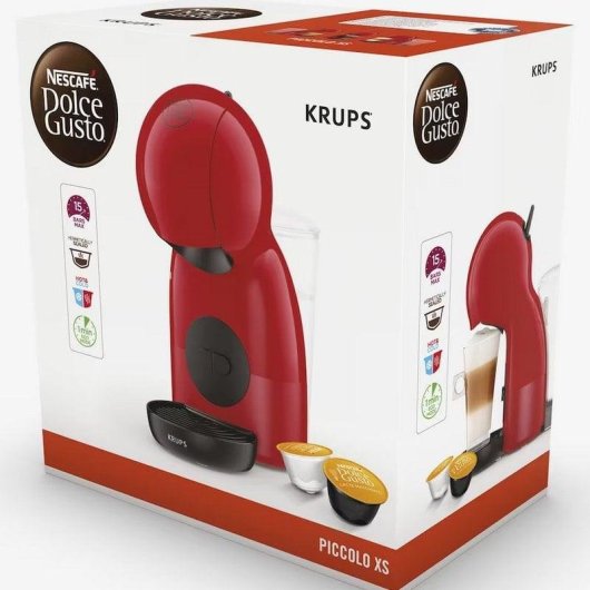 Krups Piccolo XS Cafetera Dolce Gusto Rojo