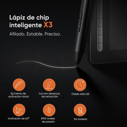 XP-Pen Artist 13 (2ª Generación) Pantalla Gráfica 13.3" FullHD IPS Negra