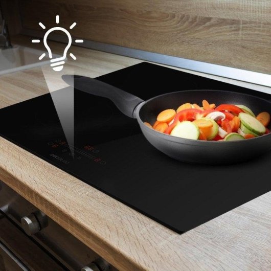 Placa Cecotec Bolero Squad I 3250 Indução 3 Zonas 7400W Vidro Preto