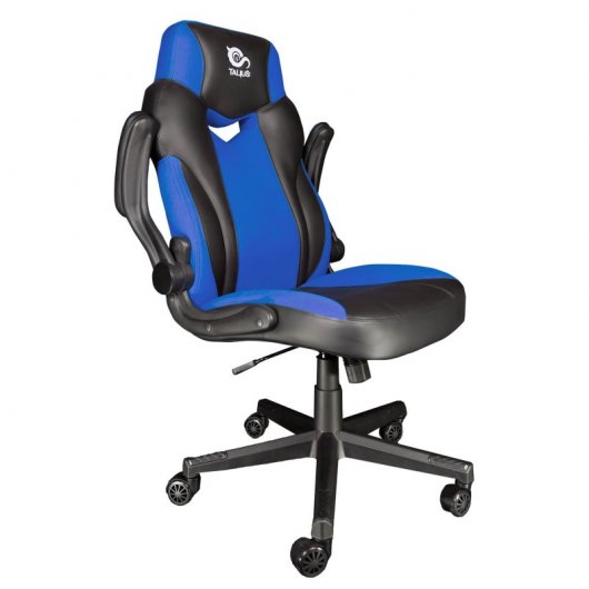 Sedia da gaming Talius Crab con braccioli pieghevoli in nylon blu