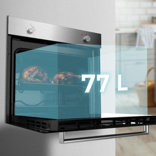 Cecotec Bolero Hexa C126000 Line+ A Horno Multifuncion 77L A Acero Inoxidable