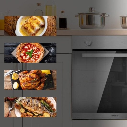 Cecotec Bolero Hexa C126000 Line+ A Horno Multifuncion 77L A Acero Inoxidable