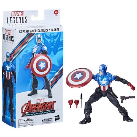 Marvel Legends - Serie dei protagonisti di Capitan America dell'Impero Segreto, Personaggio da collezione esclusivo con scudo