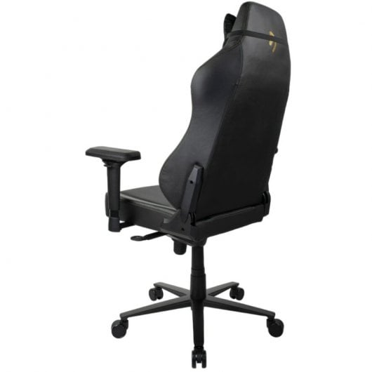 Arozzi Primo Pu Silla Gaming Negra Logo Dorado