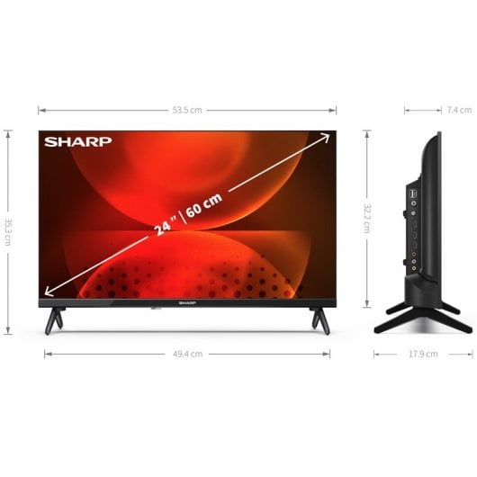 TV Android LED HD Ready Sharp 24FH2EA da 24 pollici