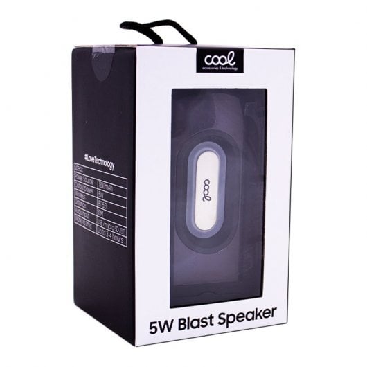 Cool Blast Enceinte Musicale Bluetooth Universelle 5W Gris