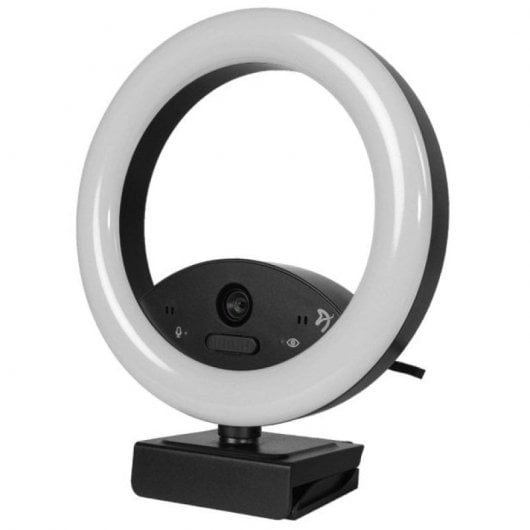 Arozzi Occhio True Privacy Ring Light Webcam com Luz LED