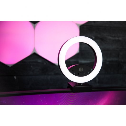 Arozzi Occhio True Privacy Ring Light Webcam com Luz LED