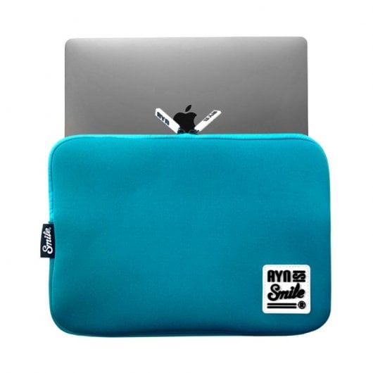 Smile Sleeve Funda para Portátil y Tablet hasta 14" Neopreno Azul