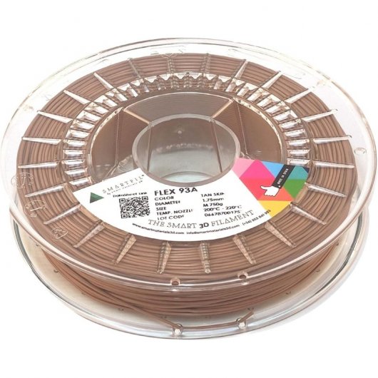 Smartfil Flex 93a Filamento Flexiprint 3D 1.75mm 750g Tan skin
