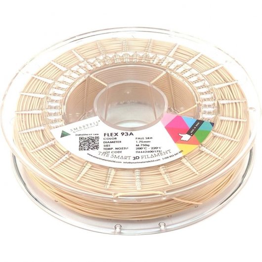 Smartfil Flex 93a Filamento Flexiprint 3D 1.75mm 750g Pale skin