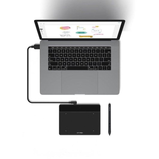 Tablette graphique XP-Pen Deco Fun S USB-C 8192 niveaux Noir