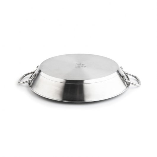 Jata Hpae2132 Paellapfanne aus Edelstahl, Induktion, 32 cm