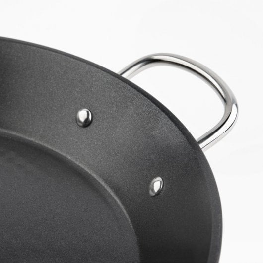 Jata Hpae2132 Paellapfanne aus Edelstahl, Induktion, 32 cm