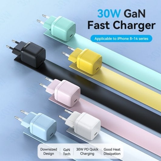 Vention FAKY0-EU PD USB-C Wandladegerät 30 W Gelb