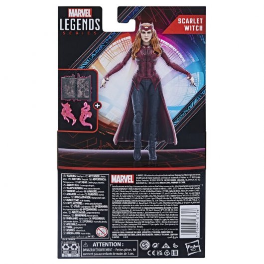 Hasbro Original Avengers Marvel Legends Series Figura Bruja Escarlata