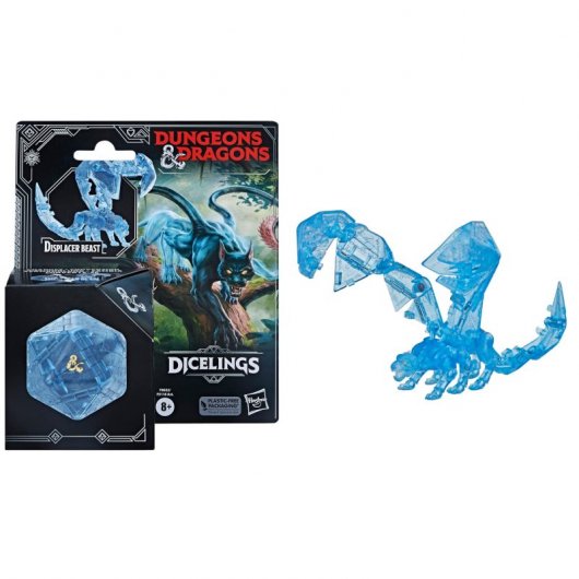 Hasbro Original Dungeons and Dragons Blue Displacer Beast Figure Dicelings