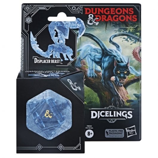 Hasbro Original Dungeons and Dragons Blue Displacer Beast Figure Dicelings