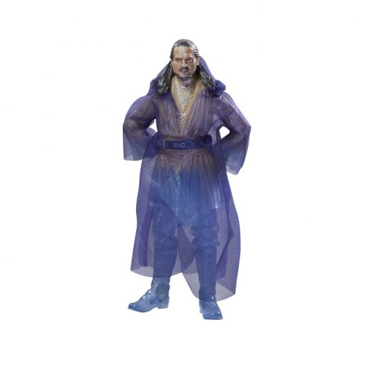 Hasbro Figura originale Star Wars The Black Series Qui-gon Jinn (Spirito della Forza)