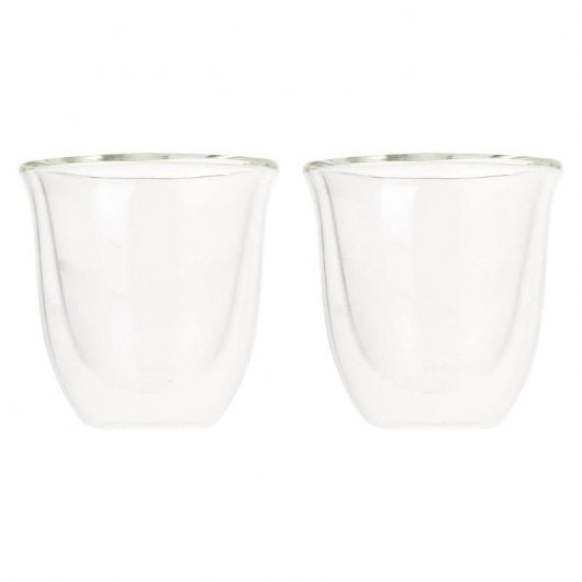 DeLonghi Dedica EC685.M Cafetera de Espresso Plata + Juego de 2 Tazas Espresso 90 ml