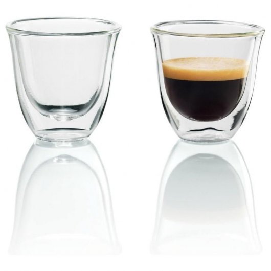DeLonghi Dedica EC685.M Cafetera de Espresso Plata + Juego de 2 Tazas Espresso 90 ml