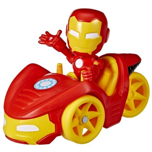 Hasbro Original Marvel Spidey And His Amazing Friends Figura de Iron Man y Bólido Iron