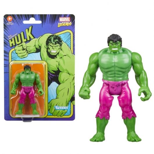 Hasbro Original Marvel Legends Series Retro Collection 375 Figura di Hulk