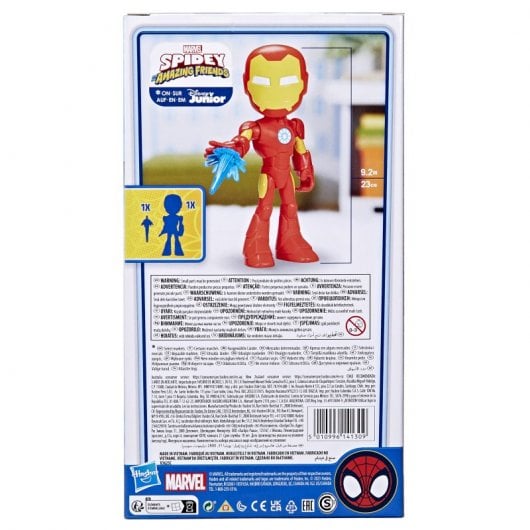 Hasbro Original Marvel Spidey and His Amazing Friends Figura Gigante de Iron Man