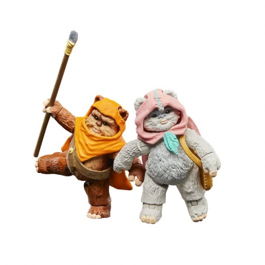 Hasbro Original Star Wars La Colección Vintage Figura de Wicket W. Warrick y Kneesaa