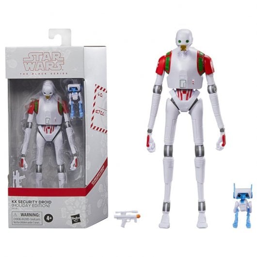 Hasbro Original Star Wars The Black Series KX Security Droid Figure Édition de Noël