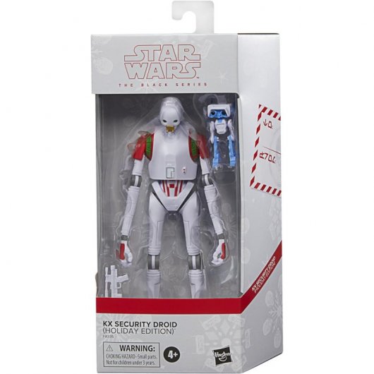 Hasbro Original Star Wars The Black Series KX Security Droid Figure Édition de Noël
