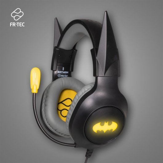 Cuffie da gioco nere FR-TEC DC BATMAN