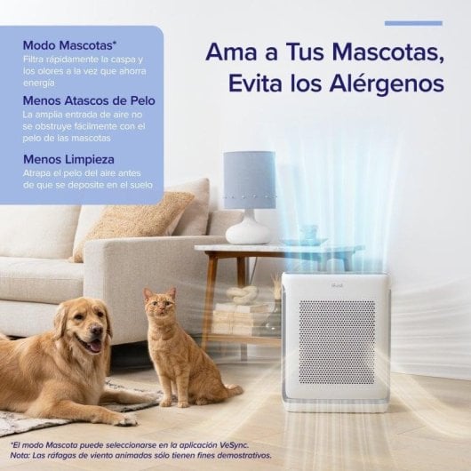 Purificateur d'air Levoit Vital 200S Pro WiFi HEPA 416 m³/h blanc 88m²