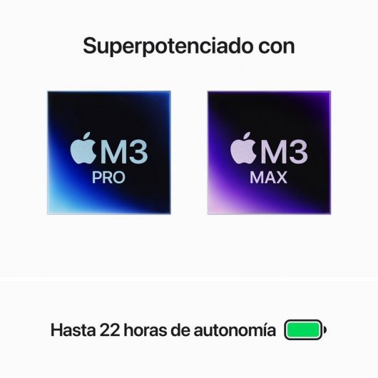 Apple Macbook Pro Apple M3 Pro 12 Núcleos/36GB/512GB SSD/GPU 18 Núcleos/16" Negro Espacial